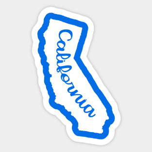 California State Map Sticker